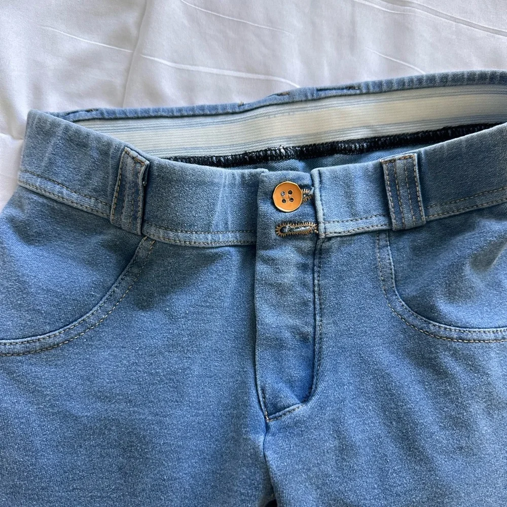 Blue Shaping Skinny Jean Leggings Small